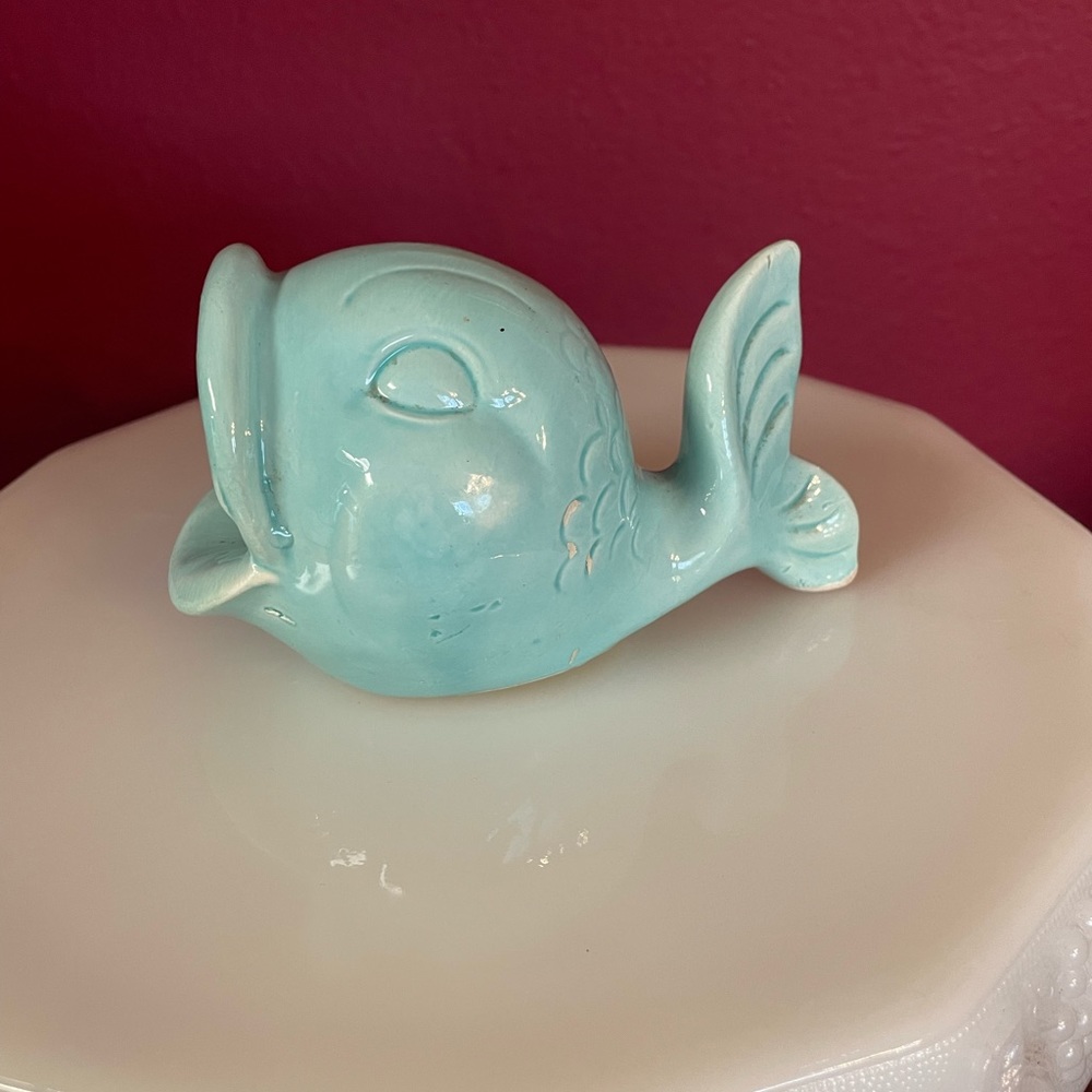 Koi ceramic decor
